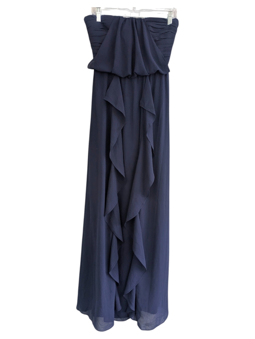 BHLDN Anthropologie Navy Strapless Dress. NWT